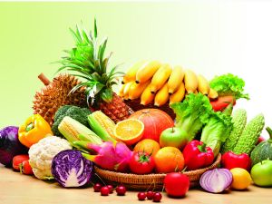 Fruits and vegetables